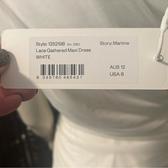 Shona Joy of Australia for anthropology Martine lace gathered one shoulder maxi - Picture 11 of 13